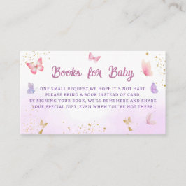 Cartão De Informações Livros de Chá de fraldas para Bebê