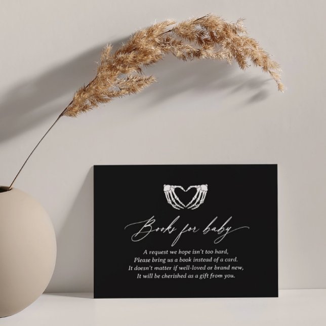 Cartão De Informações Livros De Chá de fraldas Para Bebê (Criador carregado)