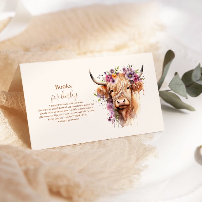 Cartão De Informações Livros de Chá de fraldas para Bebê (Criador carregado)