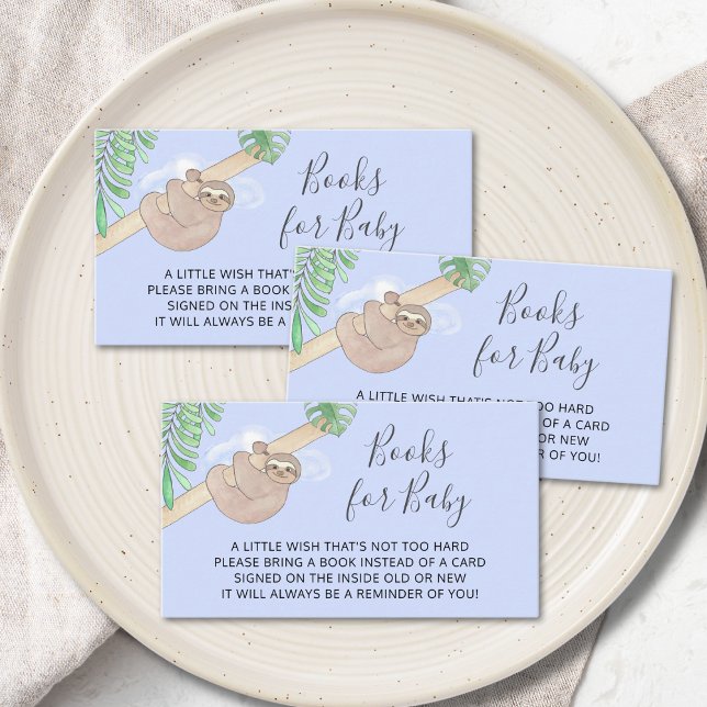 Cartão De Informações Livros de Chá de fraldas para Bebê (Criador carregado)