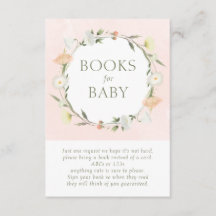 Livros de Chuveiro Baby In Bloom para Bebê