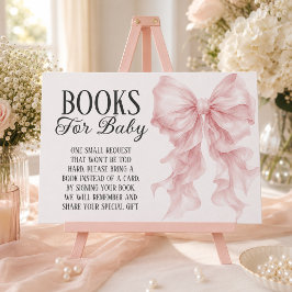 Cartão De Informações Livros de Chuvinha de Bebê Rosa para Bebê