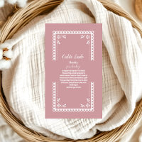 Livros de Cielito Lindo mexicanos rosa para bebê