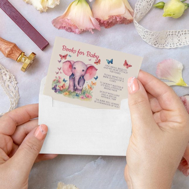 Cartão De Informações Livros de Elefantes Bebês (Criador carregado)