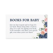 Livros de Flor de Aquarela Elegante para Bebê