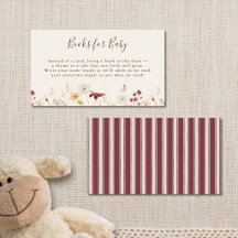 Livros de Flores Silvestres Cottagecore Para Bebê