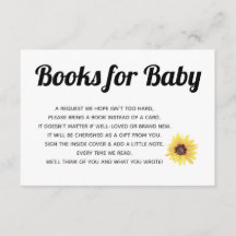 Livros de girassol pintados para bebê