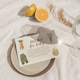 Cartão De Informações Livros de Mercado de Fazendeiros Cultivados Localm