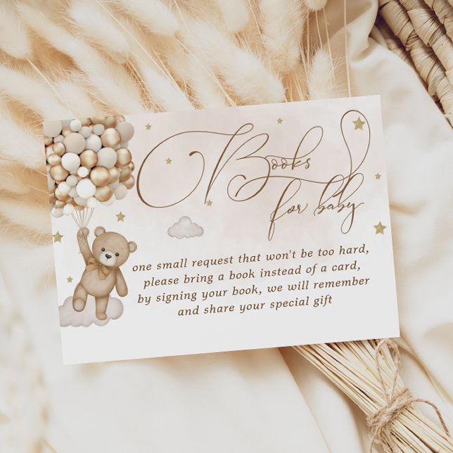 Cartão De Informações Livros De Urso De Teddy Para Bebê (Criador carregado)