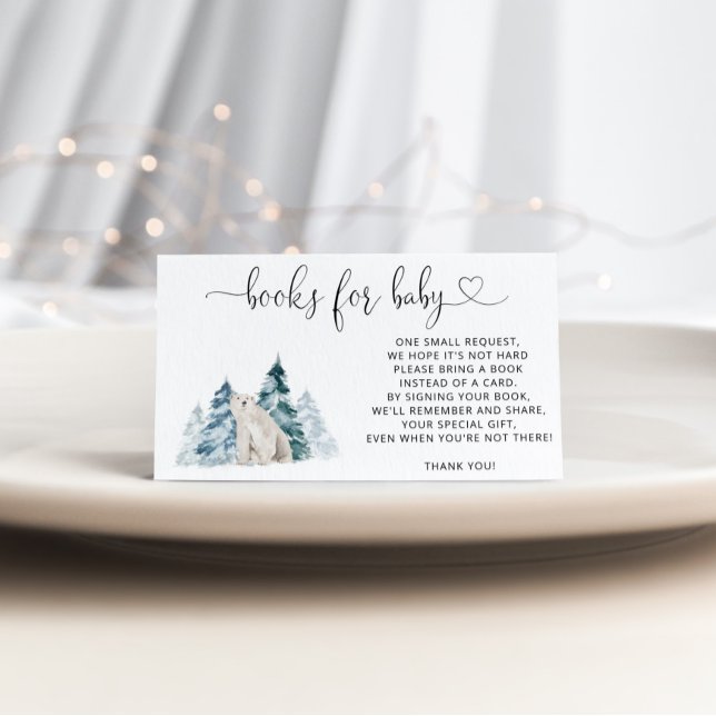 Cartão De Informações Livros de ursos polares (Criador carregado)