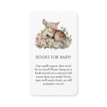 Livros de Veado Bebê Dormindo Floral Para Bebê