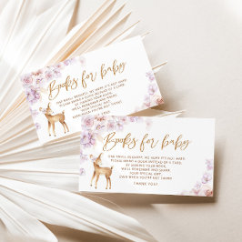 Cartão De Informações Livros de veados para o ingresso de bebês