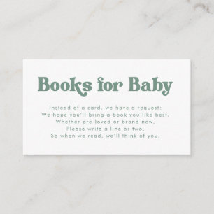 Cartão De Informações Livros do tipo retrorreflector Sage & White para B