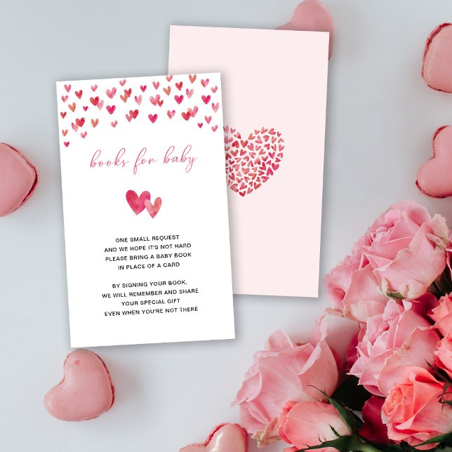 Cartão De Informações Livros Doce Coração para Bebê (Criador carregado)