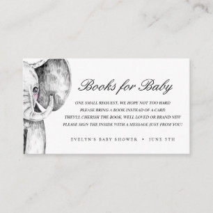 Cartão De Informações Livros dos animais   do safari da aguarela para o