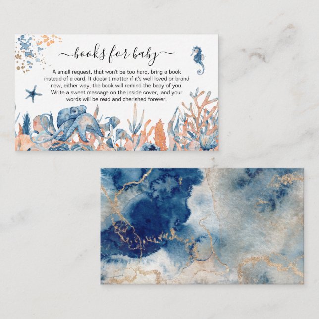 Cartão De Informações Livros Embarcados para Bebê (Frente/Verso)