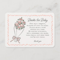 Livros Florais de Mercado de Flores Rosa para Bebê