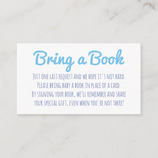 Cartão De Informações Livros Náuticos Para Bebê (Frente)