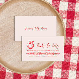 Cartão De Informações Livros Para A Mão De Bebê