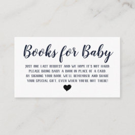 Cartão De Informações Livros para a placa de gabinete para bebê