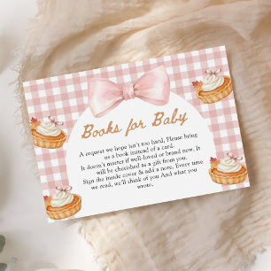 Cartão De Informações Livros para Bebê Chamada de Bebê Outono Cutie Pie