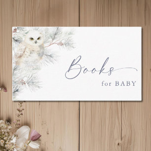 Cartão De Informações Livros para Bebê Chuvinha de Amor para Chás de Beb