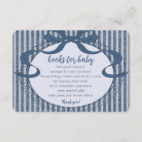 Livros para Bebê Denim Coquette Bow Blue Jean Baby