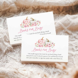 Cartão De Informações Livros para Bebê do Espelho de Outono