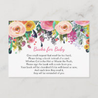 Livros para bebê, floral traz um livro