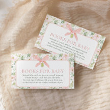 Livros Para Bebê Floral Vintage Laço Rosa Chá de B