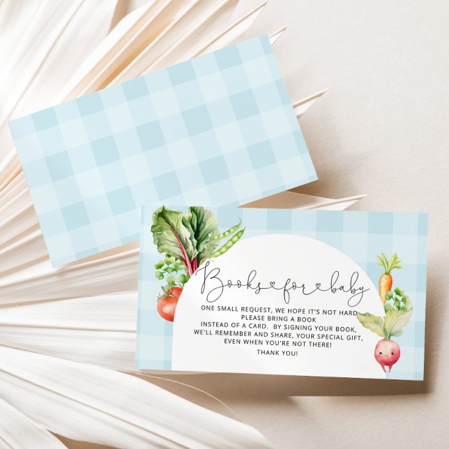 Cartão De Informações Livros para bebês-agricultores de crescimento loca (Criador carregado)