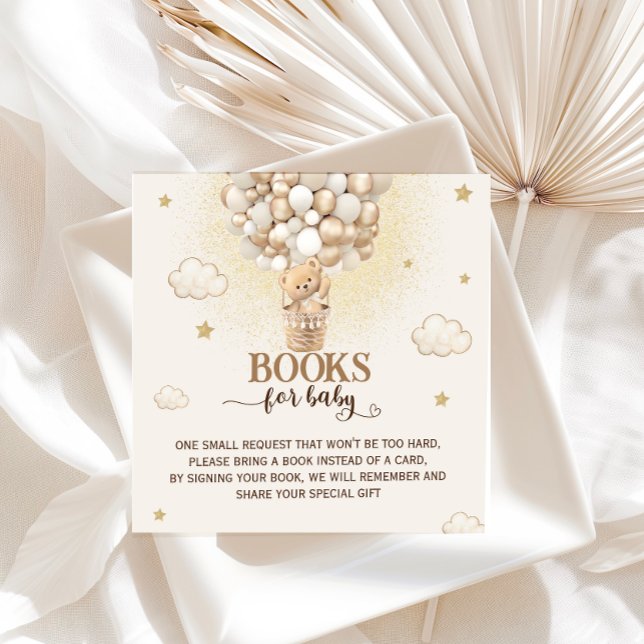 Cartão De Informações Livros Para Bebês Ursos Dourados (Criador carregado)
