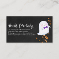 Livros para Chá de Bebê de Halloween de Fantasminh
