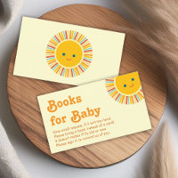 Livros para Chuveiro de Bebê Fontes Laranja Rétro