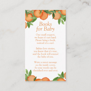 Cartão De Informações Livros para Chuvinha de Bebê Little Cutie Enclosur