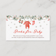 Livros para o Bebê Churrasco de Natal Baby Shower