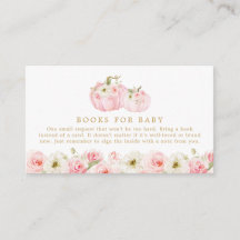 Livros Rosa de Abóbora Caindo para Bebê