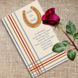 Cartão De Informações Livros Russos De Ferradura Ocidental Para Bebê