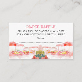 Cartão De Informações Locally Grown Farmer's Market Baby Shower