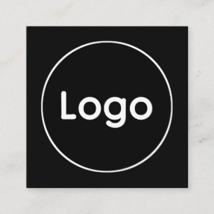 Cartão De Informações Logotipo Personalizado