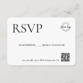 Cartão De Informações Logotipo personalizado do evento corporativo assen