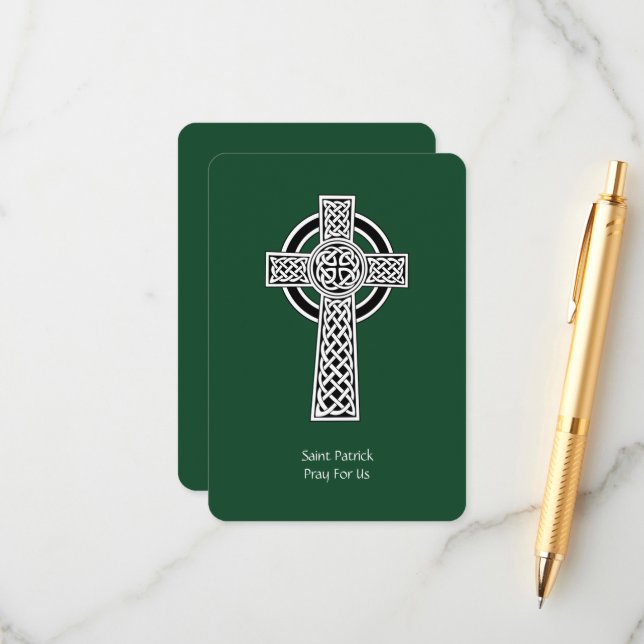 Cartão De Informações Lorica de Saint Patrick Prayer (alterada) (Frente/Verso In Situ)