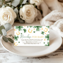 Cartão De Informações Lucky Charm Books for Baby Card