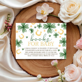 Cartão De Informações Lucky Charm Books for Baby Card