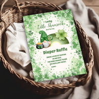 Lucky Little Shamrock Chá de fraldas Diapper Raffl