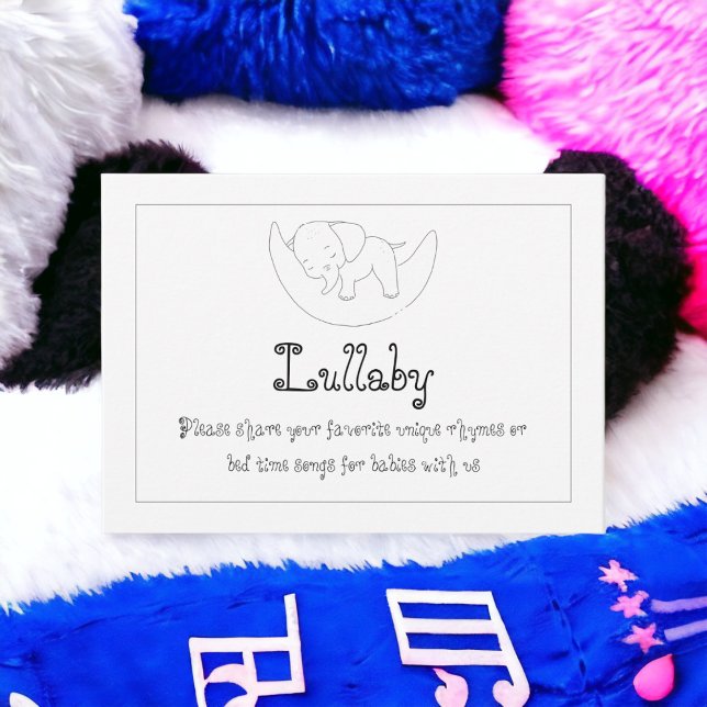 Cartão De Informações Lullaby (Criador carregado)