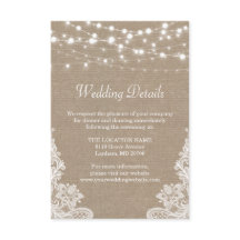 Luzes de Corda de Sarjapia Rústica para Casamento