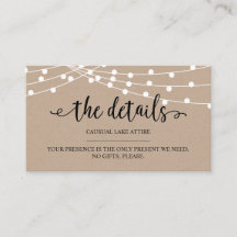 Luzes de corda rústicas kraft, Nossos Detalhes, si