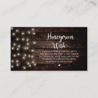 Luzes de Corda Rústicas, Madeira, Desejo de Lua de