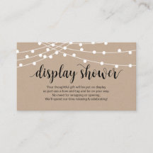 Luzes de String Rásticas, Script Preto, Chá de Exi